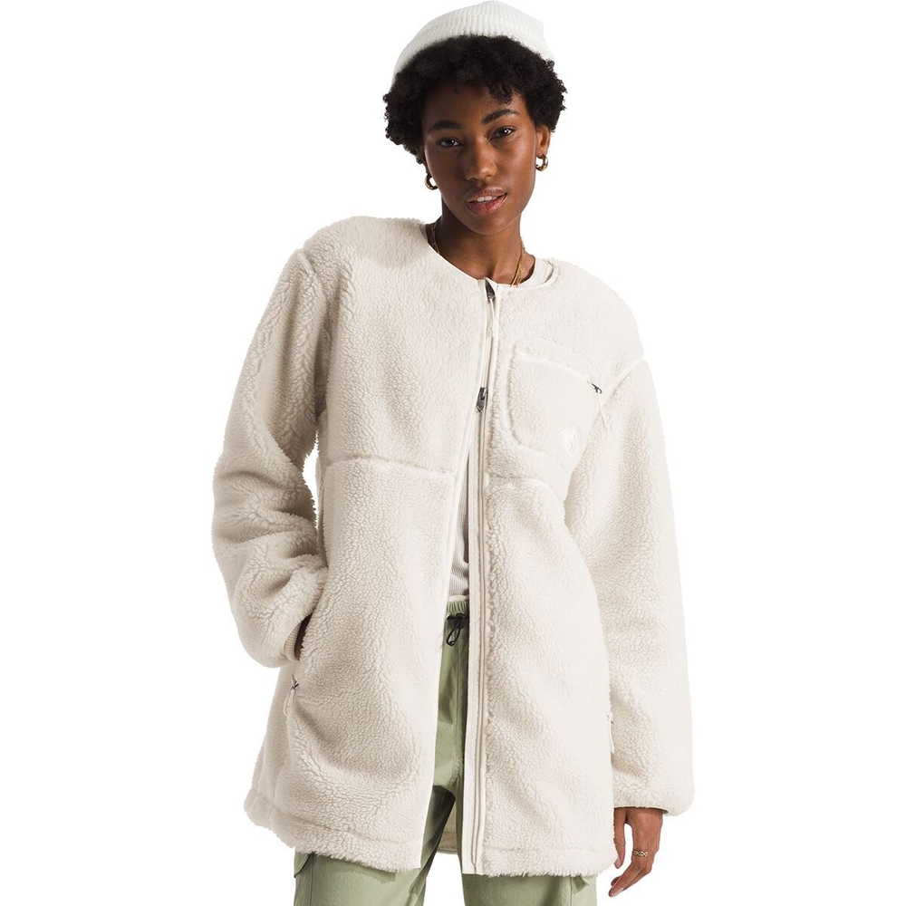 The North Face Cream Fleece Jacket - M